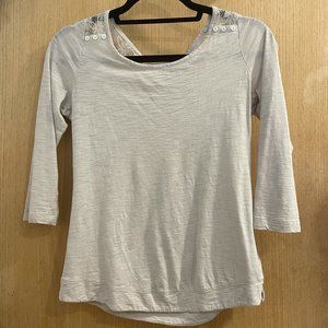 Express White Lace Top